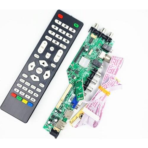 New LCD TV motherboard DD.3663LUA.A81.PA(LUA36A81)DVB-T2 DVB-T