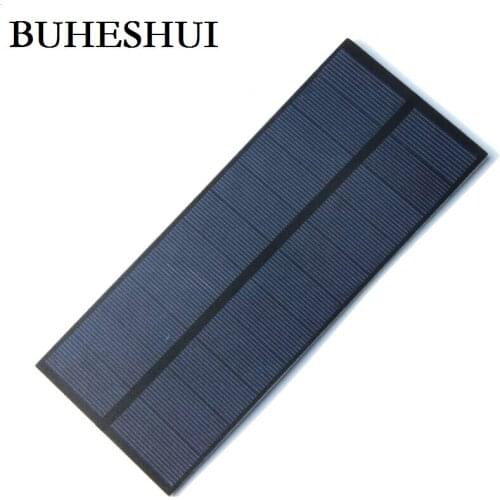 BUHESHUI Wholesale 5.5V 2.2W Solar Cell Solar Panel Power 3.7V Battery System Charger LED Light Education188* 78.5*2MM 30pcs