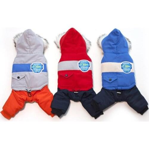 Pet Clothesdog Winter Coat Warm For Small Dogs French Bulldog Chihuahua Costume Windproof Cold Weather Clothes Ropa Para Perros