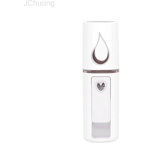 Portable Small Humidifier USB Rechargable Handheld Water Meter Charging Mini Steamed Face Humidifier With/Without Mirror