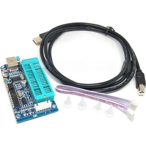 PIC K150 Single Chip Microcomputer Programmer Programmer Downloader with Shielding and Anti-drying Magnetic Ring