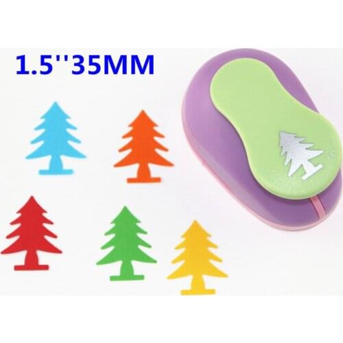 Christmas Tree 1.5'' (32mm) hole punch scrapbook paper cutter diy punches child craft tool Embosser kid S2936-3
