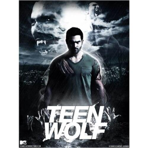24style Teen Wolf Movie Art Film Print Silk Poster for Your Home Wall Decor 24x36inch