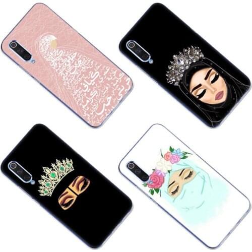 Arab Woman Niqab Face eye Silicone Case for Xiaomi Mi POCO X3 NFC M3 F3 Note 10S 10i 10T 11X Pro 11i 11 Ultra 11 Lite Soft Cover