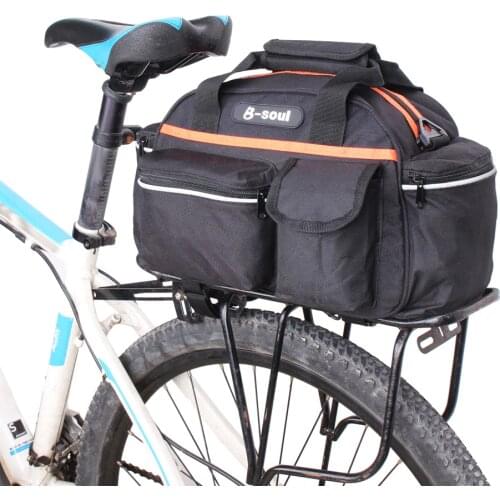 15L Bicycle Bike Bag Rear Seat Rack Trunk Bag For MTB Bike Saddle Bags Storage Case Pouch for Luggage Carrier bisiklet aksesuar