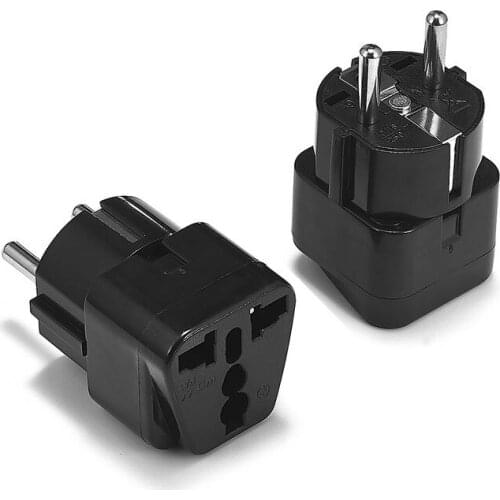 EU Universal AC Power Adapter Charger Electrical Power Plug Socket USA AU UK To Euro KR High Power Fast Travel Adapter Converter