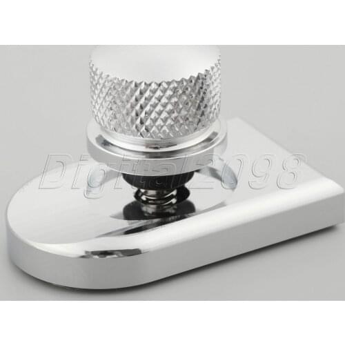 Yetaha Aluminum Motorcycle Rear Seat Bolt Tab Screw Mount Knob Cover For Harley Sportster Fatbob Road King Softail Dyna Touring