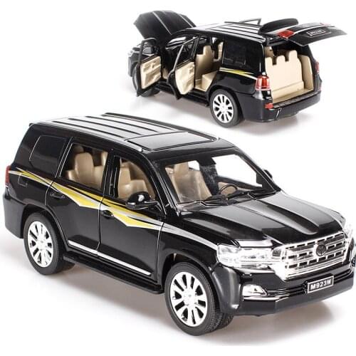1:24 Alloy Car SUV Length 20Cm Land Cruzer(M923W-6) W/6 Doors Open Excellent Quality For Collection Light/Sound Design