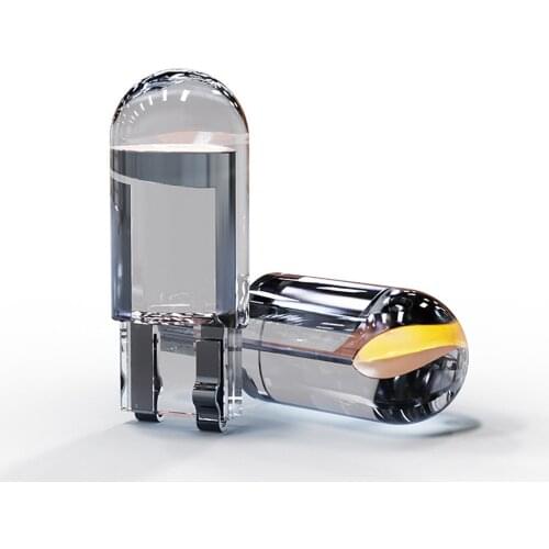 10pcs Car LED T10 W5W COB Reading Dome Lamp 168 194 192 Marker Light Wedge Lights License Plate Bulbs 6000K 12V White Red Blue