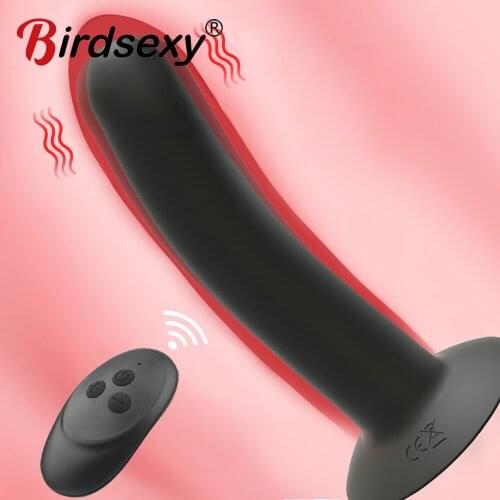 10 Speed Anal Vibrator For Men Prosate Massager Anal Beads Butt Plug Vibrator Strapon Dildo Male Masturbators Sex Toys For Adult