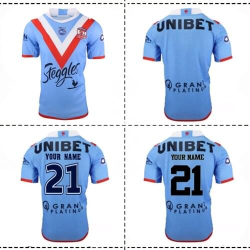 2021 SYDNEY ROOSTERS TRAINING RUGBY JERSEY 2022 Sydney Roosters Rugby TRAINING SHORTS JERSEY size S--5XL