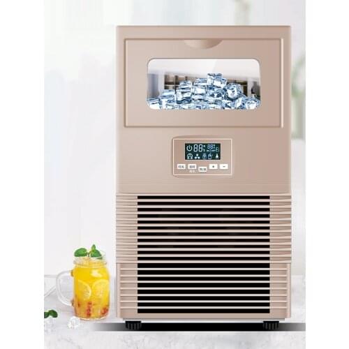 40kg commercial milk tea shop, small and large bar, automatic cube ice making machine