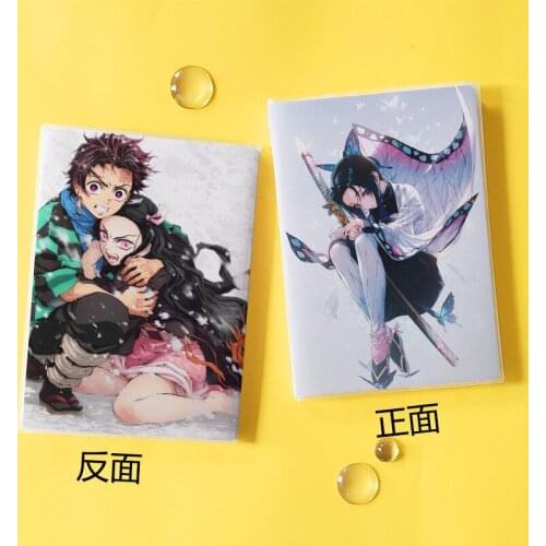 Anime Demon Slayer Cosplay Notebook Kimetsu no Yaiba Kamado Tanjirou Notebook Kamado Nezuko Student Diary Book Cosplay Prop