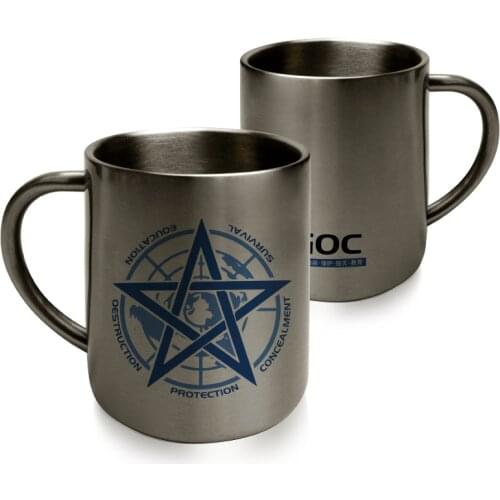 SCP Secure Contain Protect Mug Special Special Containment Procedure Foundation GOC Star Stainless Steel Cup Cosplay Prop Gift