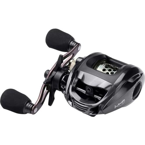 WB1000 Baitcasting Reel Fishing 6.3:1 High Speed Gear Ratio 5.5kg Max Drag 12+1 Bearings Micro Bait Minnow Vibration Spoon Worm
