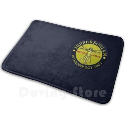 Jeffersonian Logo - Bones Mat Rug Carpet Anti-Slip Floor Mats Bedroom Bones Tv Series Tv Series Seeley Booth Booth Angela