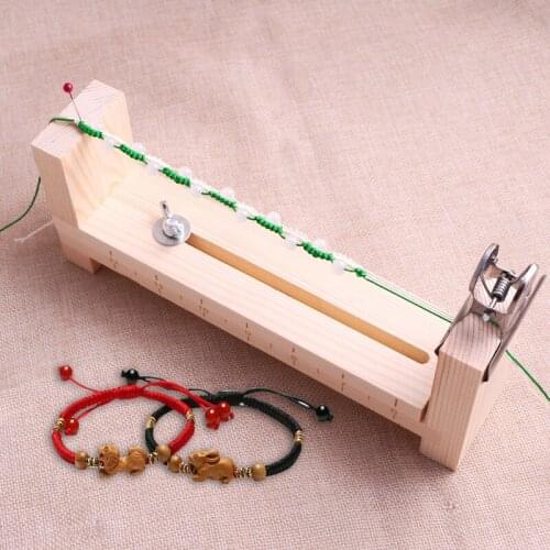 Creative Rope Braiding Tool Hand-knitted Rope Rack For Bracelet Necklace DIY Handcraft Rope Knitting Fixing Tools Practical