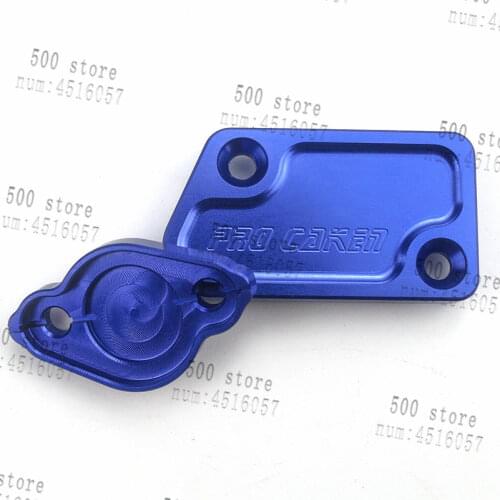 CNC Front Rear Brake Fluid Reservoir Cover Cap For Yamaha YZ 125 250 2018 YZ WR 250F 450F 2017 YZ125X YZ250X YZ250FX YZ450FX