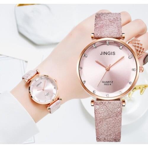 LVPAI Ladies Watch With Leather Strap