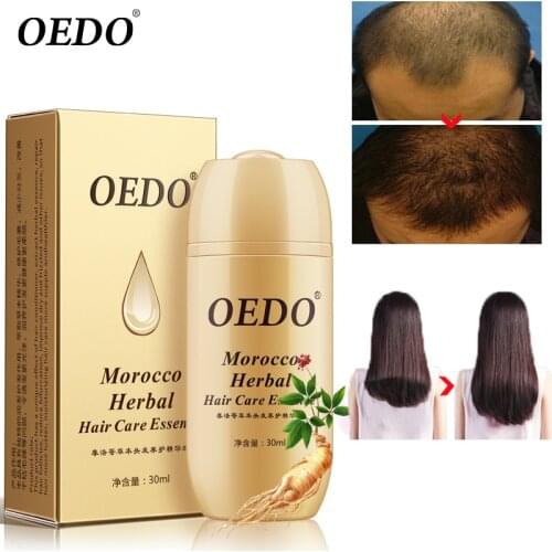 Morocco Herbal Ginseng Hair Care Essence Treatment For Men And Women Hair Loss Fast Powerful Hair Growth Serum Repair root