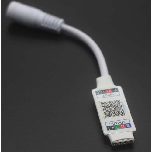 Mini RGB Bluetooth-compatible Controller DC5V 12V 24V Mini Music Controller Light Strip Controller For RGB LED Strip