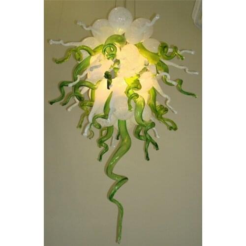 Fancy Art Spring Green Blown Glass Lighting Chandelier turkish style