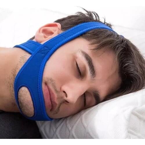 Neoprene Anti Snore Stop Snoring Chin Strap Belt Anti Apnea Jaw Solution Sleep Support Apnea Belt Sleeping Care Tools