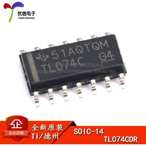 Genuine original single-channel patch TL074CDR operational amplifier chip SOP-14