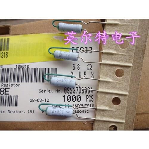 Original new 100% vertical foot resistance 2W 6.8R 2W 6.8ohm 5% (Inductor)