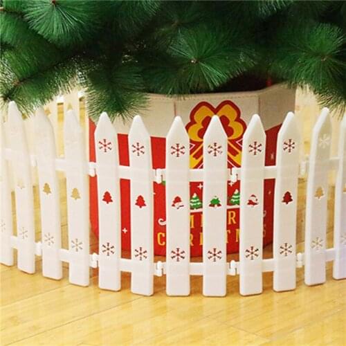 Plastic Fence Courtyard Indoor Garden Fence Kindergarten Flower Vegetable Small Fence Christmas Decoration