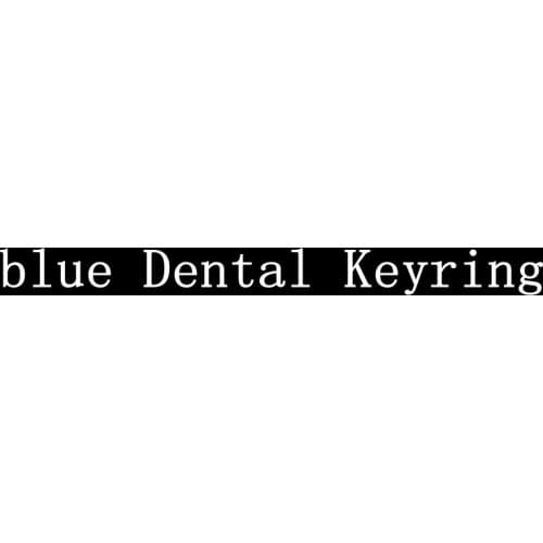 Blue Dental Keyring