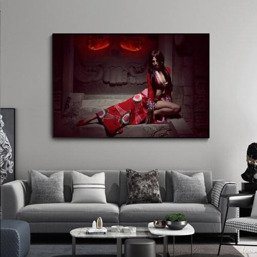 Modern Sexy Woman Art Poster Posters and Prints Painting Pictures on Art Canvas on The Wall for Living Room Home Decoration