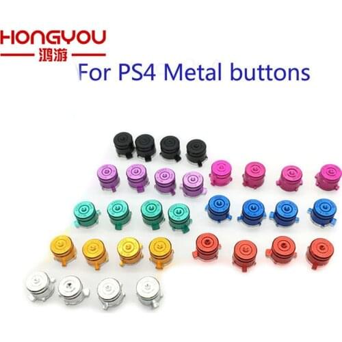 60sets Universal Metal Bullet Buttons Thumbstick Cap For PS4 For Dualshock 4 For Xbox Controller Analog Joystick Stick Module