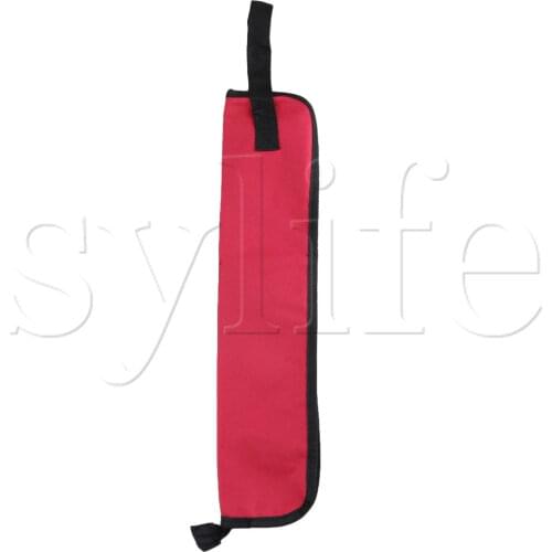 Waterproof Drum Stick Bag with External Pocket Oxford Cloth Red