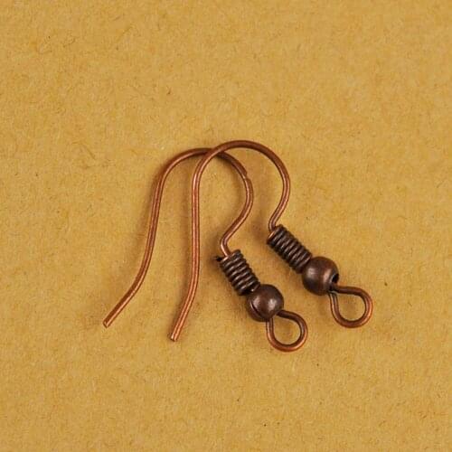 1000pcs Antique Copper Earring Components Earring Hooks Ear Hook Clasps Earring Wires Findings For DIY Jewelry Making