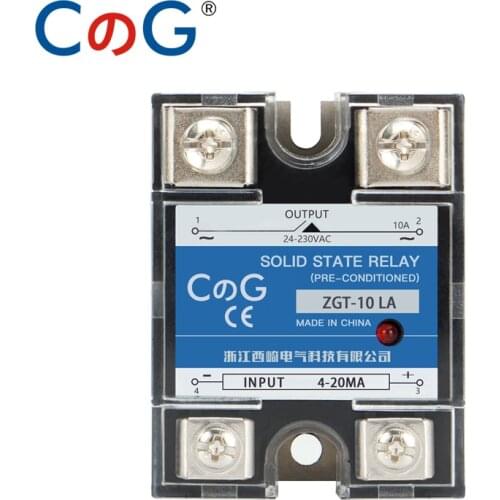 10A 25A LA Single Phase Linear Proportional Controller Input 0-10V OR 4-20mA output 24-230VAC Voltage Type Solid State Relay