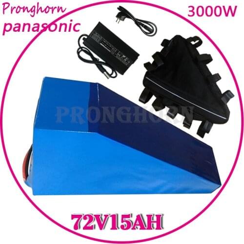 72V 2000W 3000W Battery 72v Ebike Battery use Panasonic Cell 72V 15AH lithium Battery Pack 72V 15AH Electric Bicycle Battery