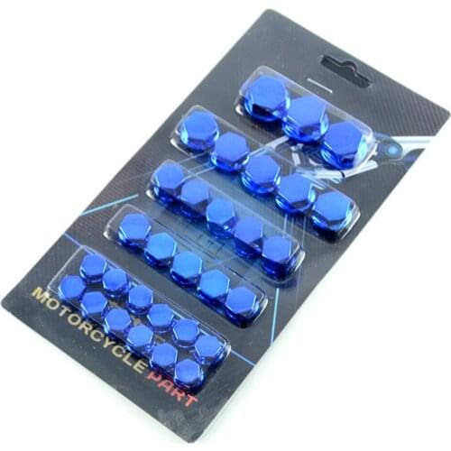 Motorcycle Accessories Screw Cap Modification Electroplated Decorative Durable Direct Fit For Yamaha Kawasaki Honda Harley Honda