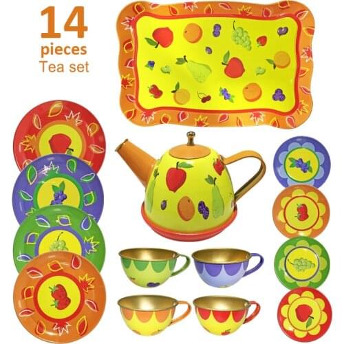 Childrens Pretend Play Kitchen Teapot Toys Simulation Afternoon Tea Set Girls Play House Game Development Early Education Toys