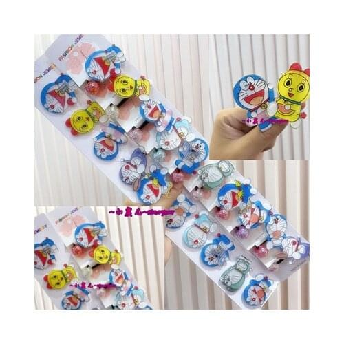 Doraemon Anime Headwear Kids Accessories Cartoon Hairband Child Girls Hair Pin Birthday Gifts New