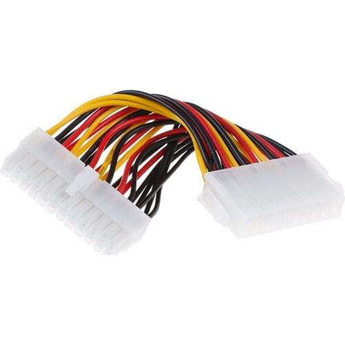 Hot sale E-ATX 20 Pin female to 24 Pin male F/M power supply adapter cable motherboard