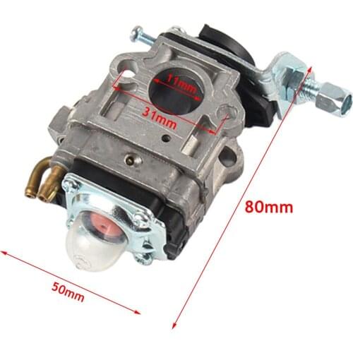 15mm Carburetor for Brushcutter 43cc 49cc 52cc Strimmer Cutter Chainsaw Carb 2 Stroke Carburetor
