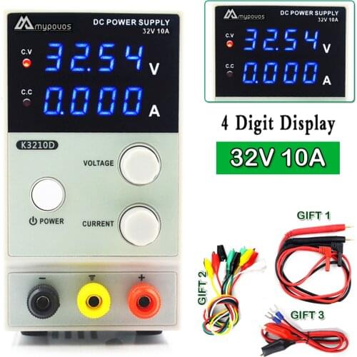30v 10a K3010D Mini Switching Regulated Adjustable DC Power Supply SMPS Single Channel 30V 5A Variable 110V OR 220V