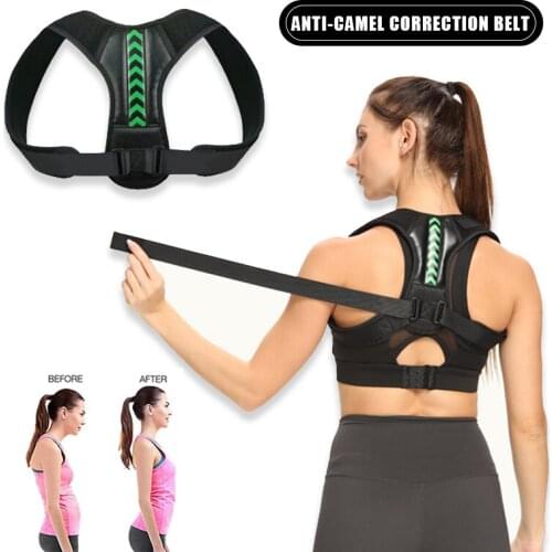 Adjustable Back Shoulder Posture Corrector Belt Clavicle Spine Support Reshape Your Body Home Office Sport Upper Back Neck Brace