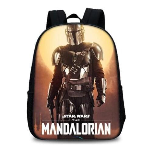 Disney Mandalorian Children Backpack Star Wars Students School Bag Boys Girls Knapsack Cute kindergarten Bookbag Kids Mochila