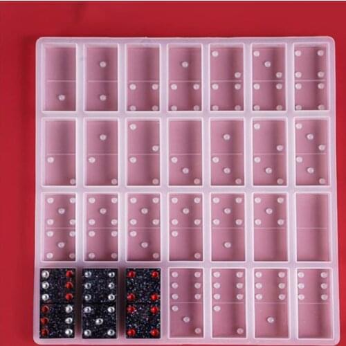 Domino Silicone Mould Craft For DIY Epoxy And Resin Craft Molds Liquid Silicone Rubber