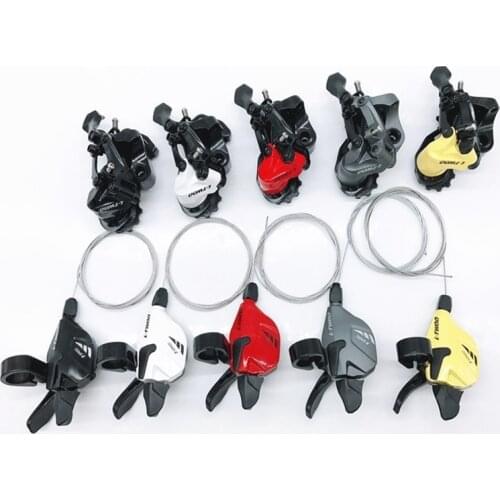 14 Inch Folding Bike Shift Lever & Rear Derailleur 3 Speed Shifter Set 412 Folding Bicycle Modification Accessories