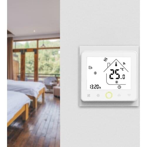 WiFi Smart Thermostat Voice Remote Control Water Heater Underfloor Heating Temperature Controller Works with Alexa Google Home