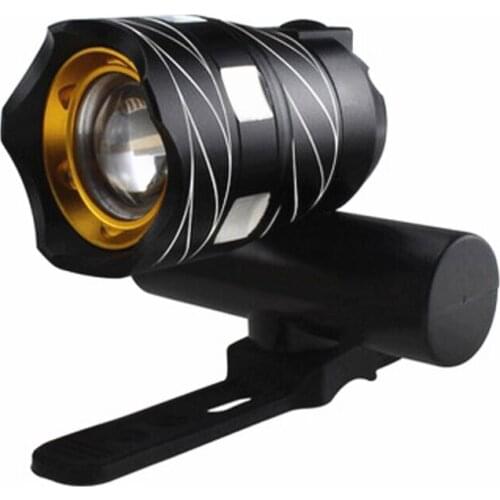 Bicycle light Bike headlights T6 night riding light flashlight mountain bike USB rechargeable headlight glare F1232YQ