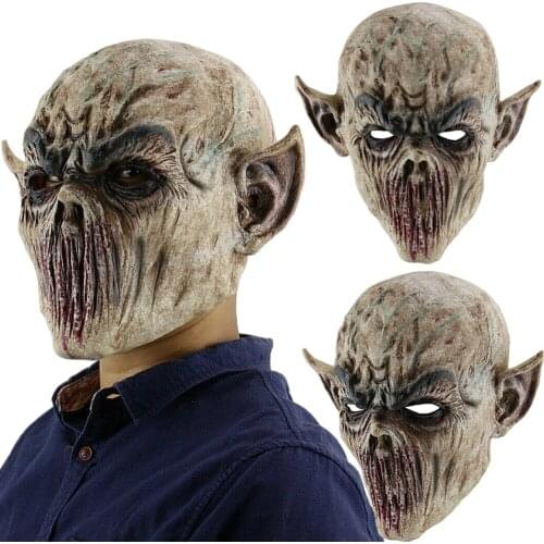 Zombie Monster Vampire Adult Mask Horror Halloween Bloody Scary Latex Masks Prop